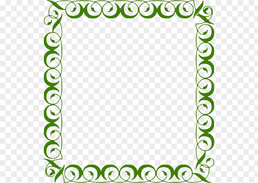 Lime Border Frame Transparent Background Teal Clip Art PNG