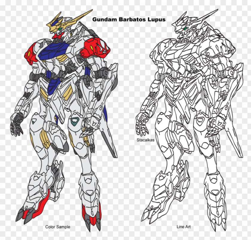 Lupus Mobile Suit Gundam Unicorn Mecha Model PNG