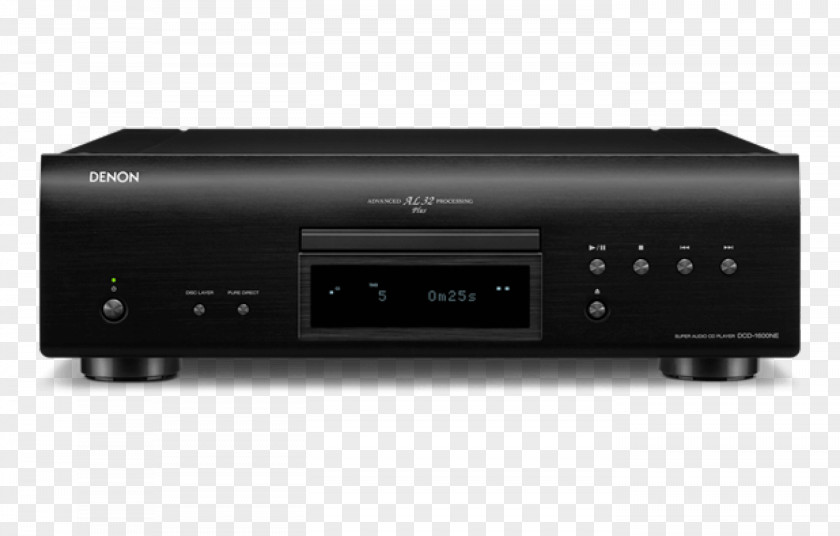Super Audio CD DENON PMA-1600NE HiFi Amplifier Player High Fidelity PNG