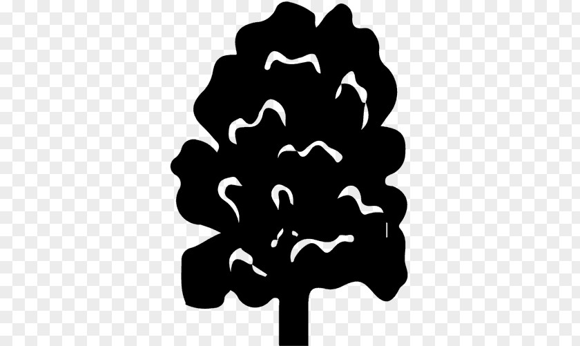 Tree White Leaf Black M Font PNG