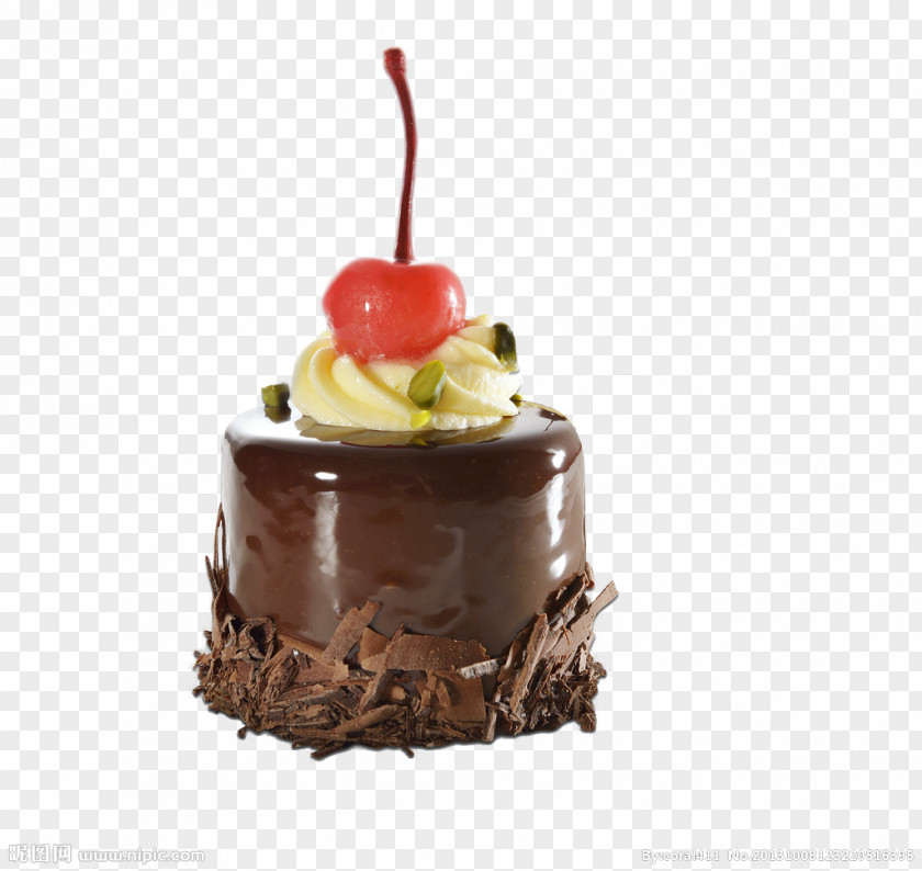 Cartoon Creative Gourmet Food Cartoon,chocolate Cake Sundae Chocolate Mousse PNG