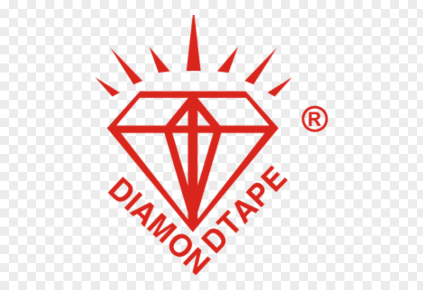 Diamond Adhesive Tape Paper Logo Masking PNG