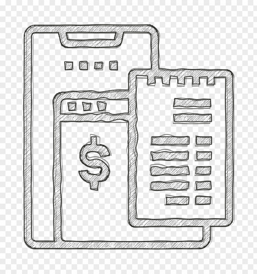Online Payment Icon Receipt Bill And PNG