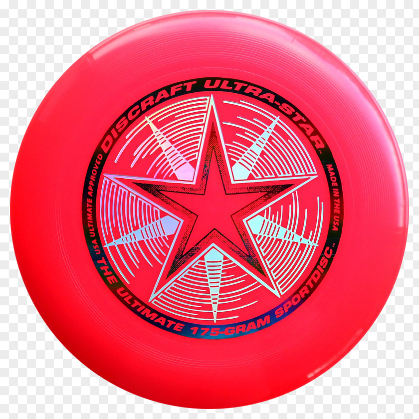 Ultimate Frisbee Flying Discs Discraft 175 Gram Ultra Star Sport Disc Sports PNG