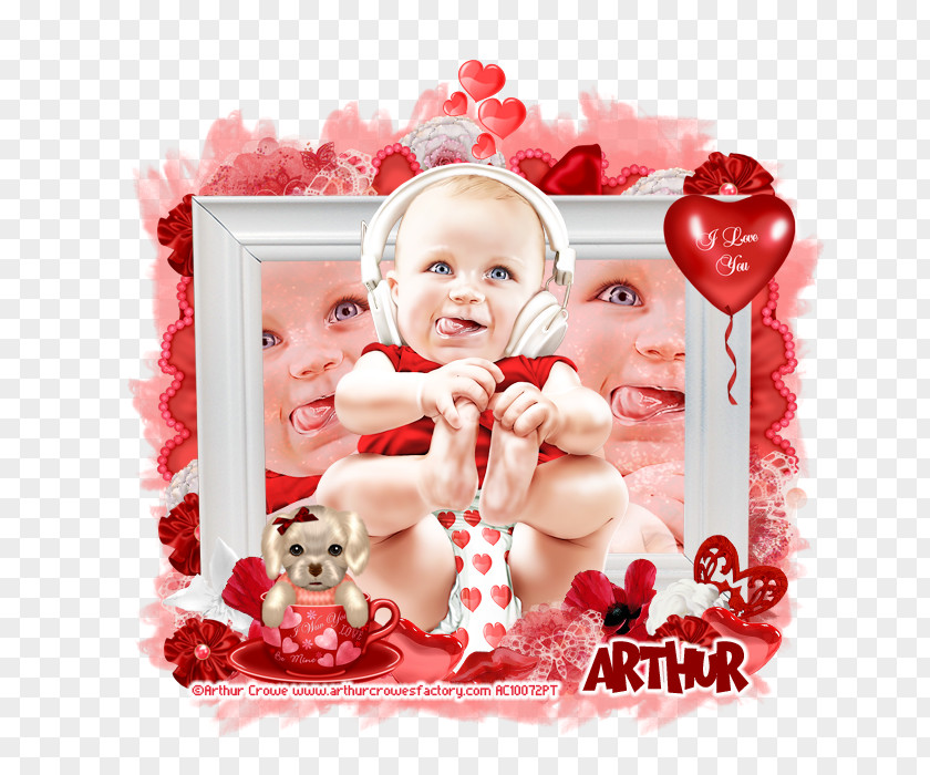 Valentine's Day Infant Photomontage Picture Frames Toddler PNG