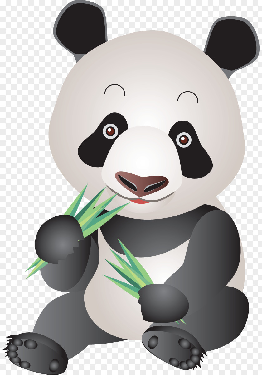 Bamboo Giant Panda Clip Art PNG