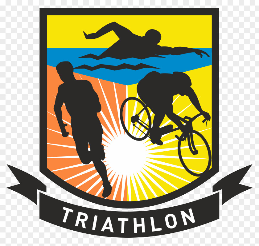 Cycling Triathlon Running Bicycle Swimming PNG