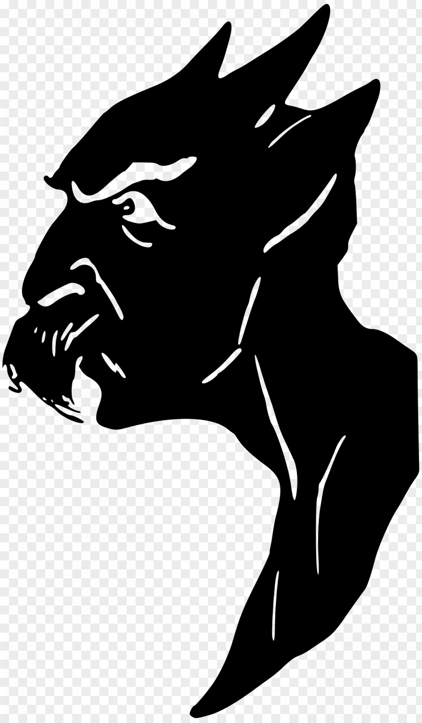 Devil Silhouette Lucifer Demon Clip Art PNG