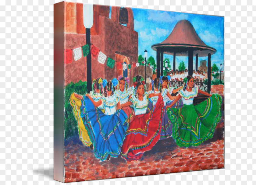 Painting Acrylic Paint Gallery Wrap Canvas PNG