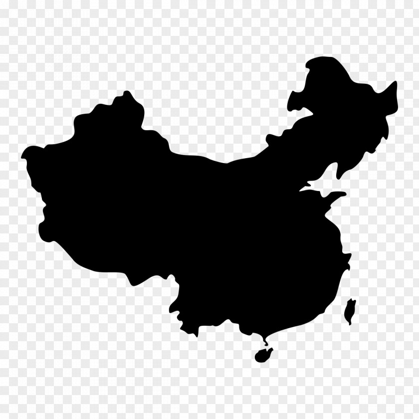 China Vector Map World PNG