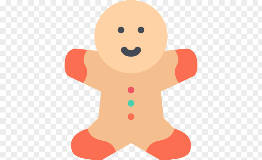 Gingerbread Man Biscuit Clip Art PNG