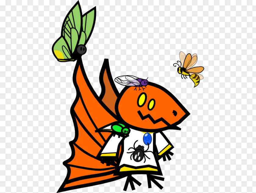 Insect Leaf Pollinator Cartoon Clip Art PNG