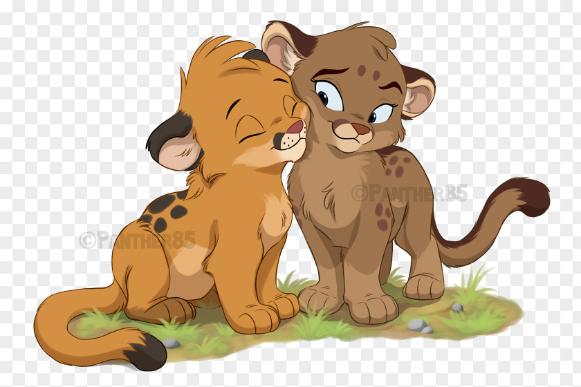 Lion Tiger Cat Cousin Child PNG