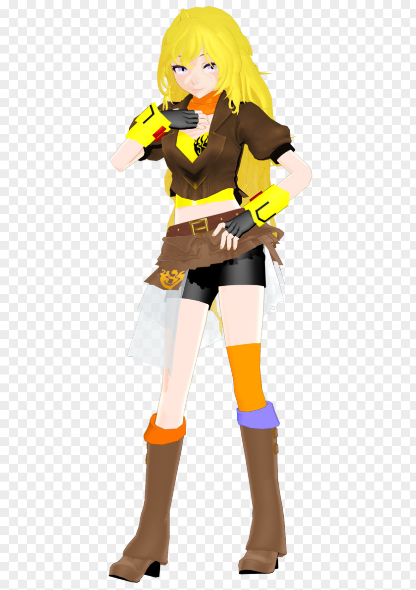 Model Yang Xiao Long Nora Valkyrie MikuMikuDance Hatsune Miku PNG