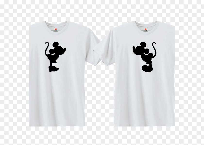 T-shirt Minnie Mouse Mickey Kiss Bridegroom PNG