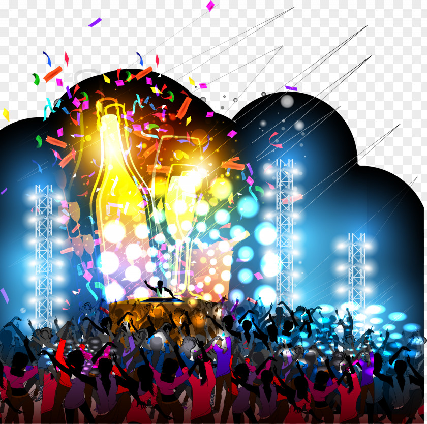 Dream Colorful Beam PNG