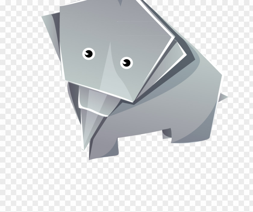 Elephant Paper Origami Askartelu PNG