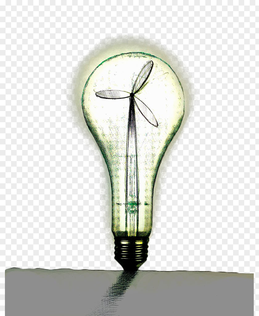 Hand Painted Green Wind Energy Bulb Greens Mill, Sneinton Power Windmill PNG