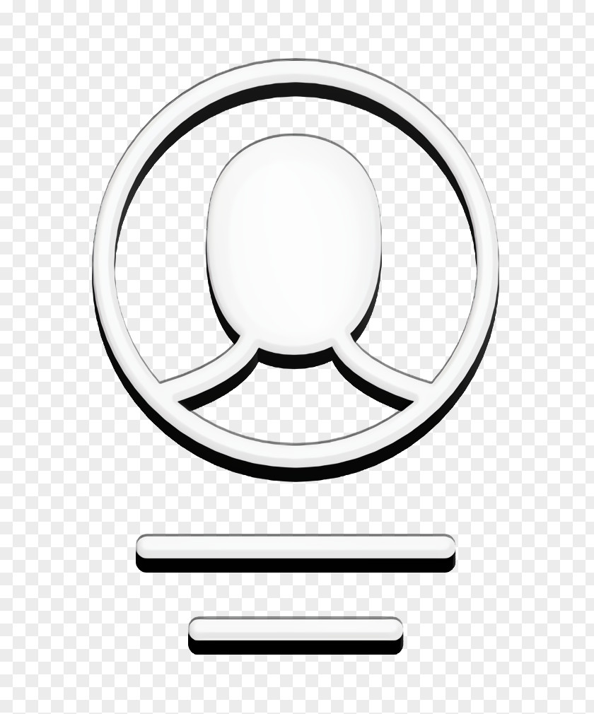 Line Art User Icon Business Set PNG