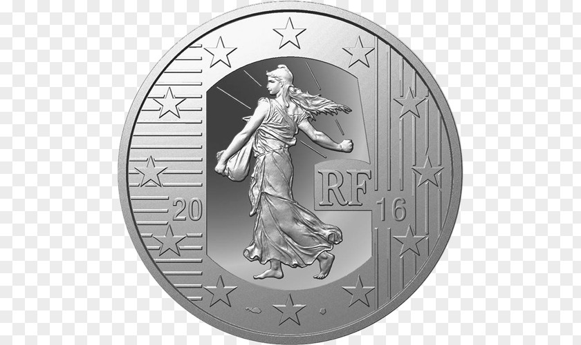 Pieces De 10 Euros Coin Monnaie Paris Silver Teston Tipo Semeuse PNG