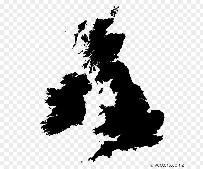Product Physical Map British Isles England Vector PNG