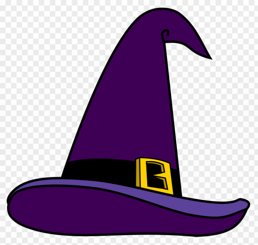 Purple Witch Hat Picture Magician Clip Art PNG