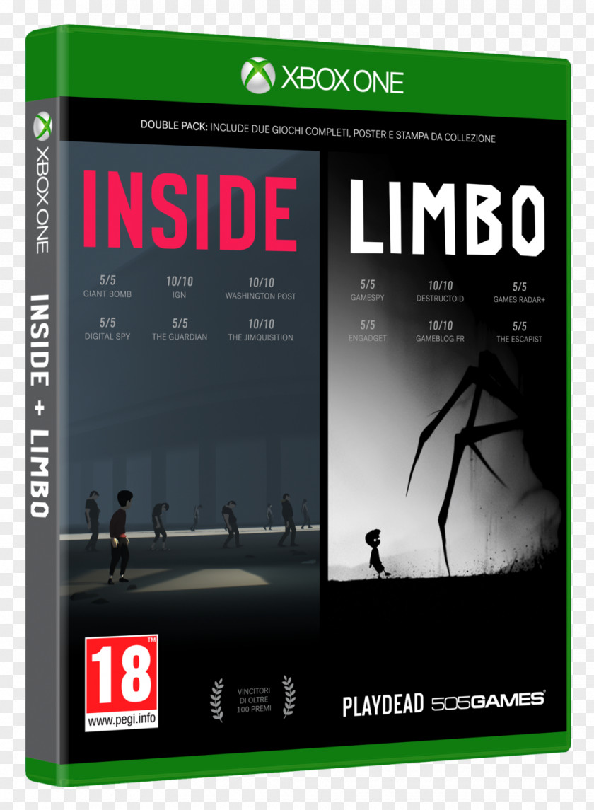 Smart World INSIDE / LIMBO Double Pack PlayStation 4 Ori And The Blind Forest PNG