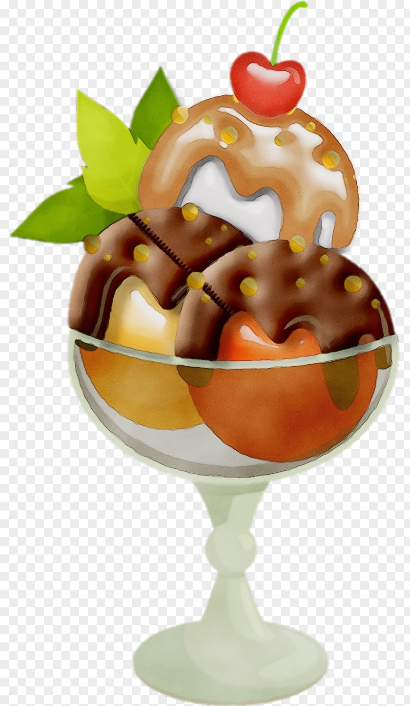 Soft Serve Ice Creams Chocolate Pudding Frozen Food Cartoon PNG