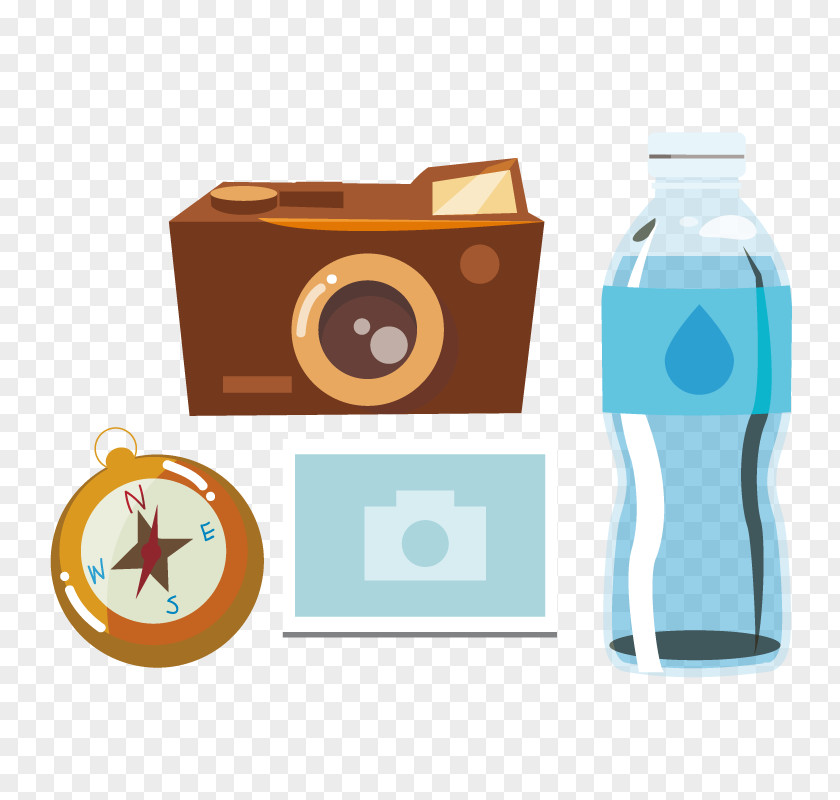 Travel Tools Drawing Camera Cartoon PNG