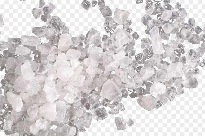White Coarse Salt Crystallography Diamond Magnesium Sulfate Jewellery PNG