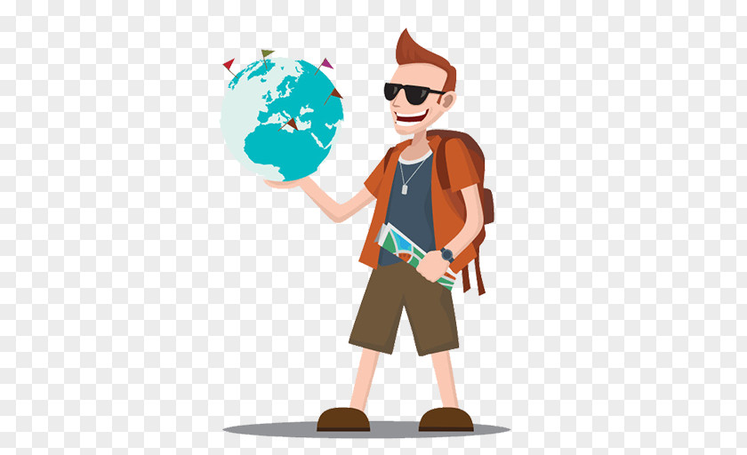 Cartoon Animation Globe World PNG