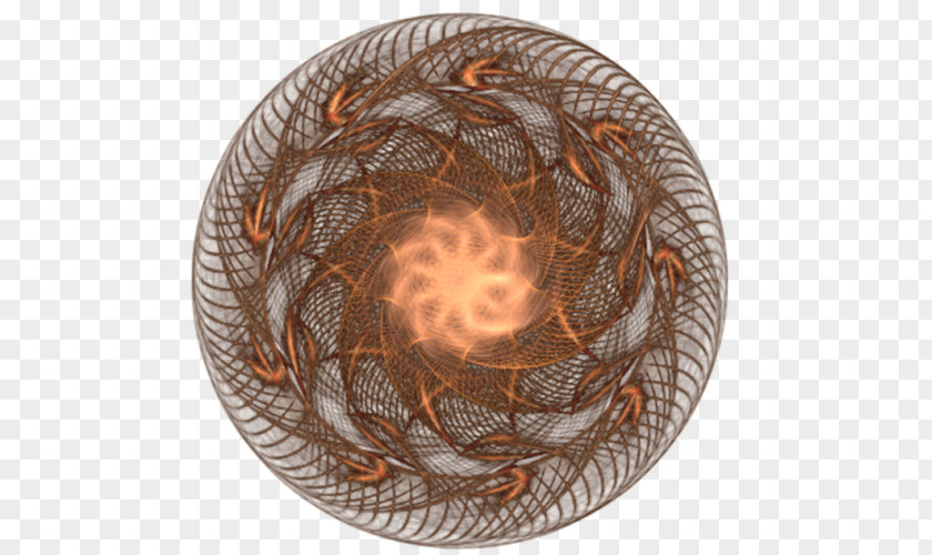 Fractals Illustration Blog Image Light Copper PNG