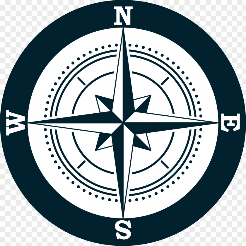 Hand Drawn Black Circle Compass Northwest Compass, Inc. Royalty-free PNG