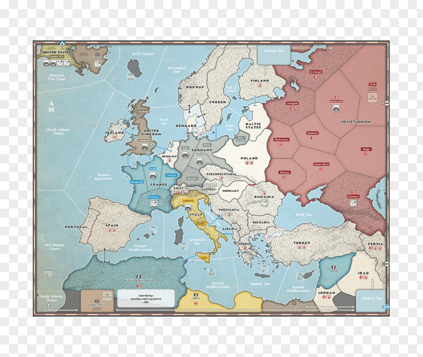 Map European Theatre Of World War II Second First Game PNG