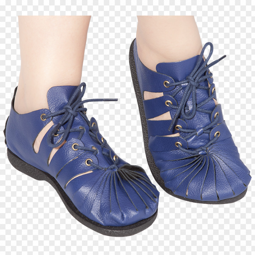 Sandal Blue High-heeled Shoe Footwear PNG