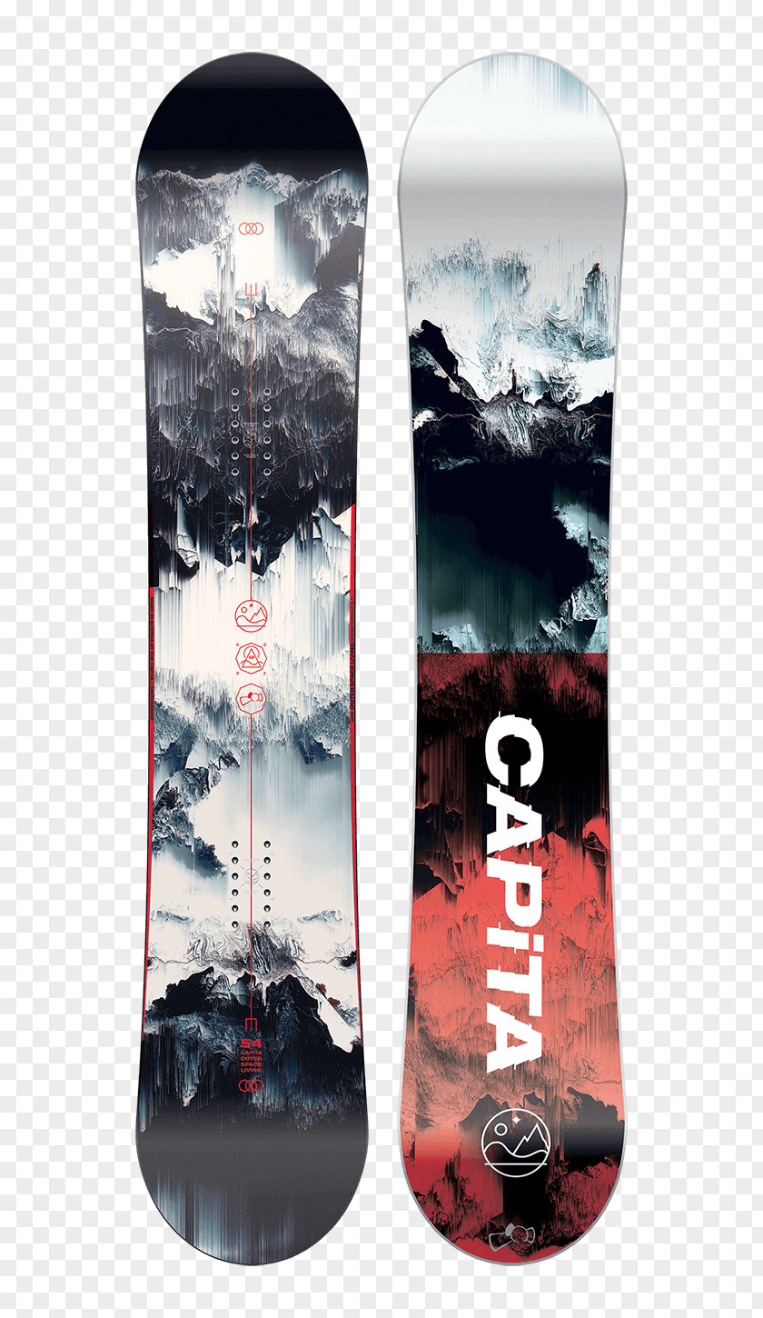 Snowboard CAPiTA Outerspace Living (2017) The Black Of Death Freeriding PNG