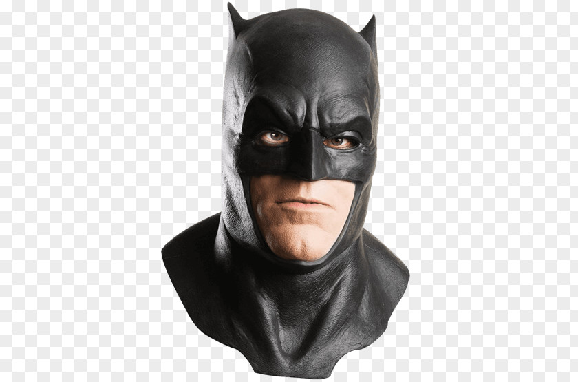 Batman Superman Latex Mask Costume PNG