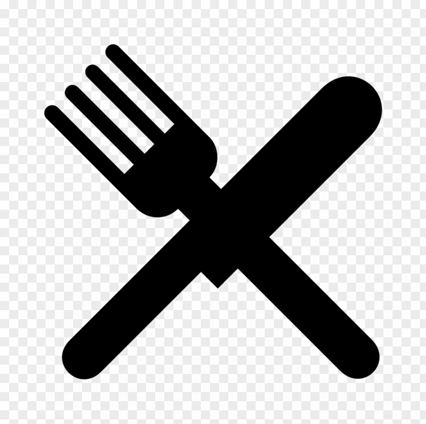 Chef Logo Knife Fork Cutlery PNG