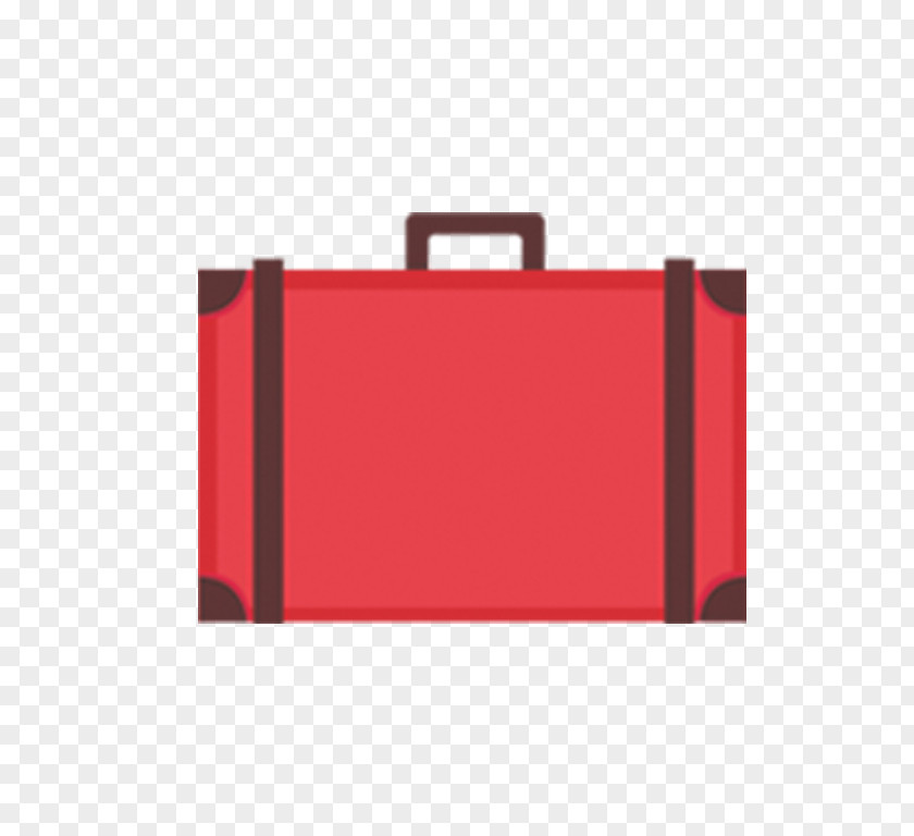 Patterned Suitcase Brand Rectangle PNG