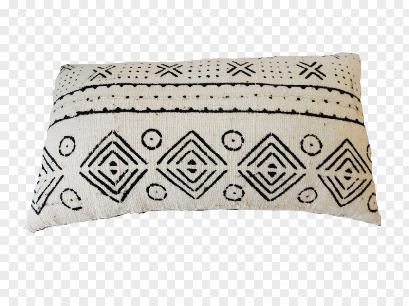 Pillow Bògòlanfini Textile African Mud Cloth: The Bogolanfini Art Tradition Of Gneli Traoré Mali PNG