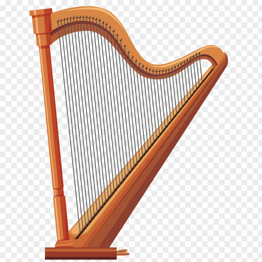 Vector Harp Royalty-free Photography Illustration PNG