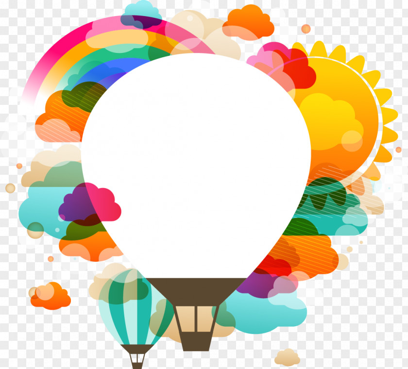 Cartoon Hot Air Balloon Pattern Stock Photography Clip Art PNG