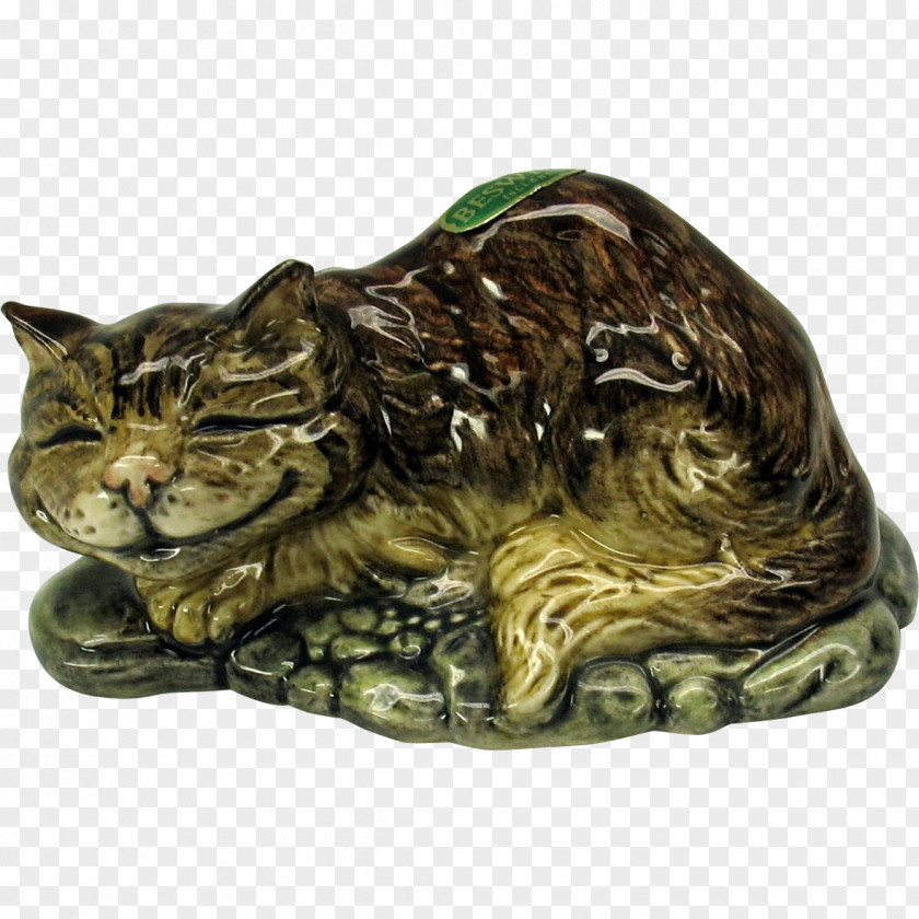 Cat Tabby Figurine PNG