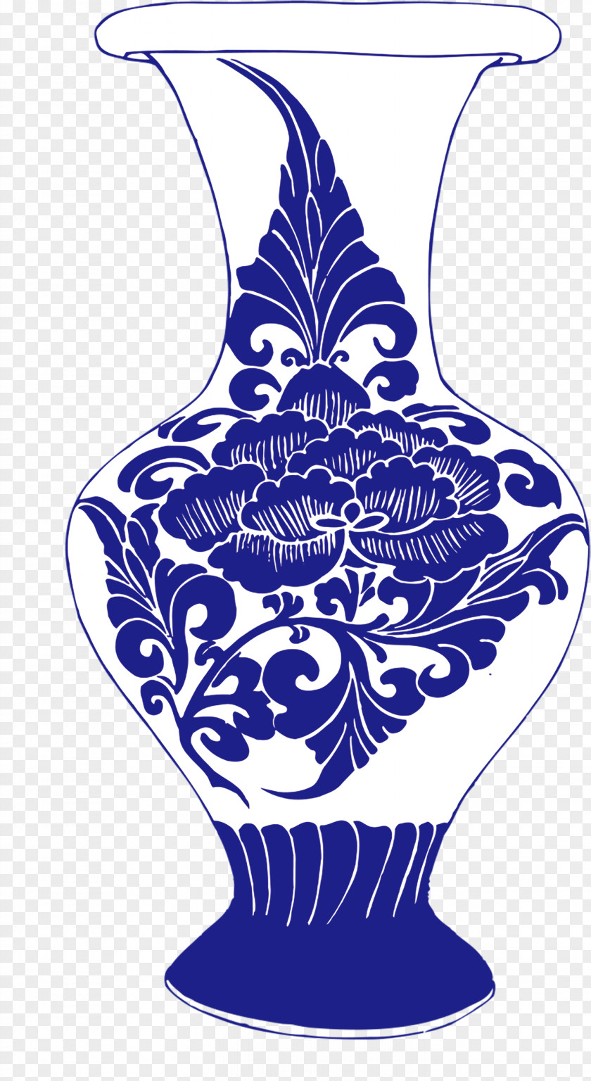 Chrysanthemum Porcelain Blue And White Pottery Ceramic Motif PNG