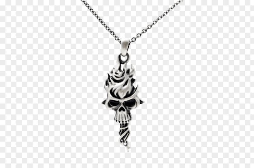 Flame Skull Pursuit Necklace Charms & Pendants Jewellery Clothing Accessories Chain PNG