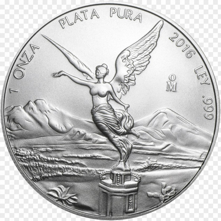 Mint Mexican Libertad Bullion Coin PNG