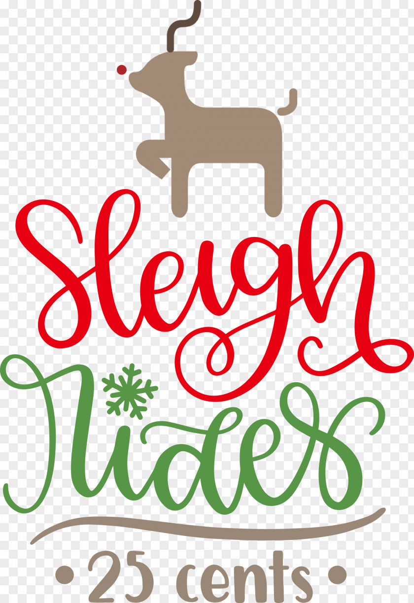 Sleigh Rides Deer Reindeer PNG