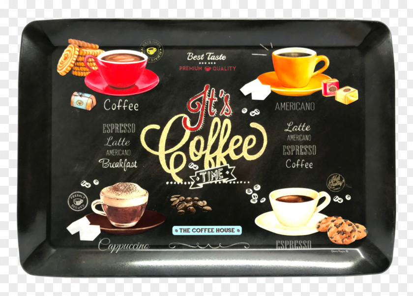 Coffer Time Coffee Tray Espresso Breakfast Cafe PNG