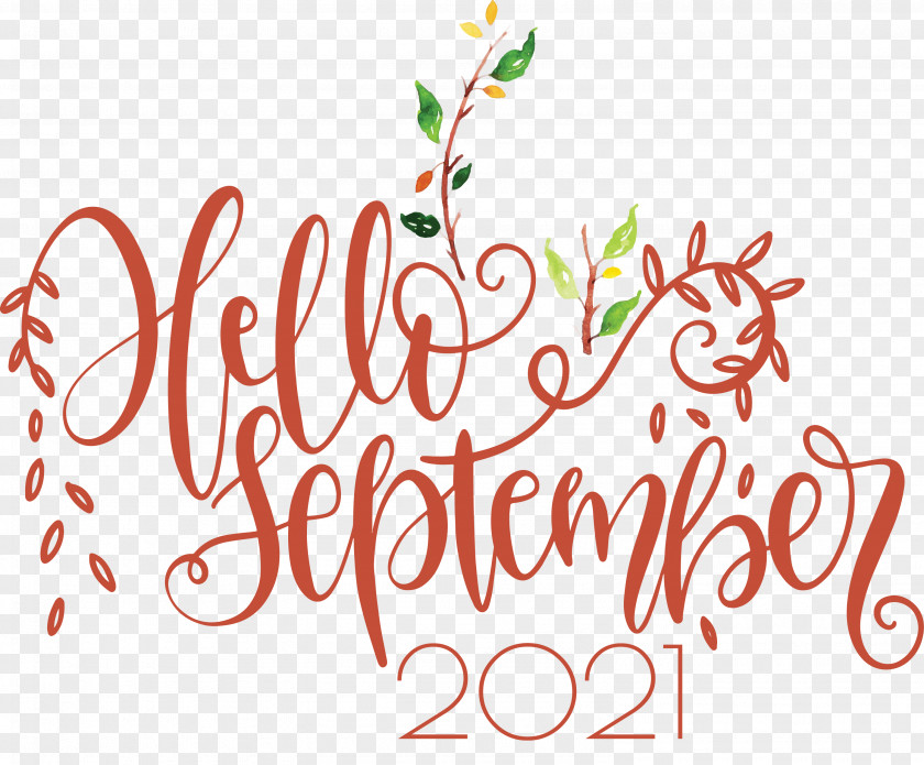 Hello September September PNG