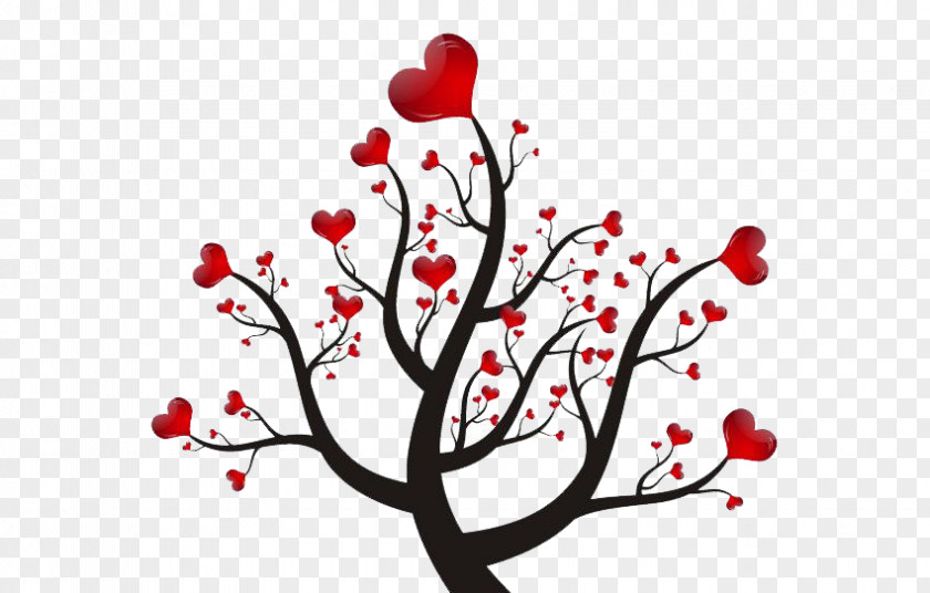 Love,Love,Love Vector Material,The Giving Tree Silhouette Shadow PNG